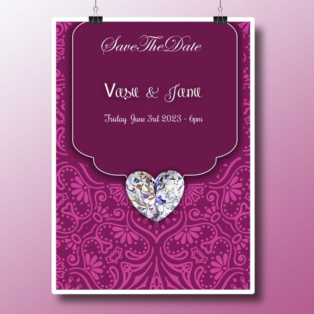 Wedding Invitation PSD Templates