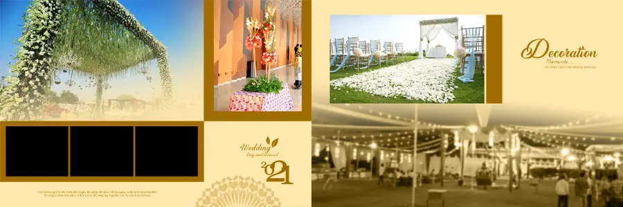 Wedding Decoration PSD Templates Vol-01