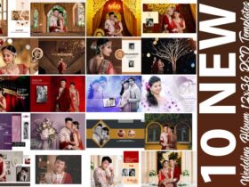 10 New Wedding Album 12x36 PSD Templates Vol-03 Free Download