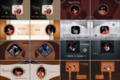 20 Best 12x18 Wedding Album Cover Design Free Download