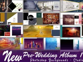 20 New Pre-Wedding Album 12×36 Photoshop Backgrounds