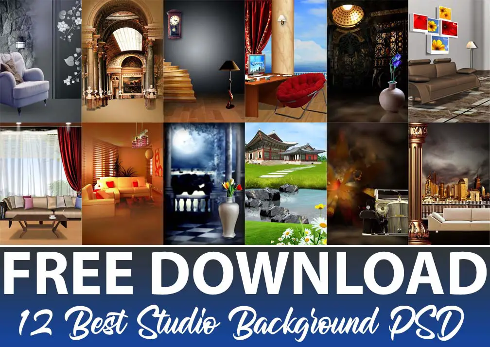 Free Download 12 Best Studio Background PSD