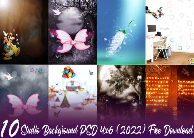 10 Studio Background PSD 4x6 (2022) Free Download