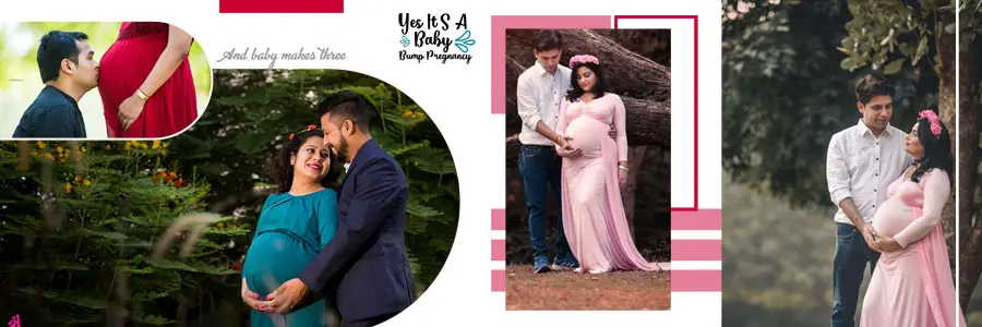 Maternity Photo Album 12x36 PSD Designs