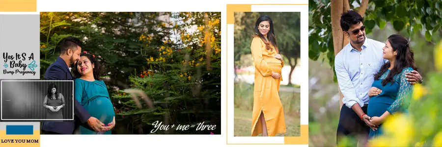 Maternity Photo Album 12x36 PSD Designs