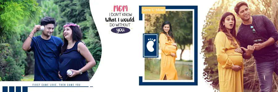 Maternity Photo Album 12x36 PSD Designs