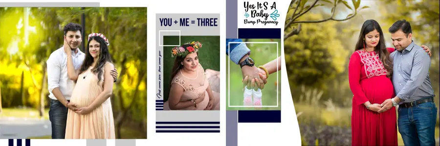 Maternity Photo Album 12x36 PSD Designs