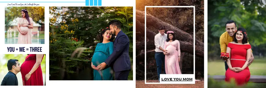 Maternity Photo Album 12x36 PSD Designs