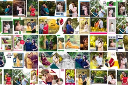 20 Maternity Photo Album 12x36 PSD Designs