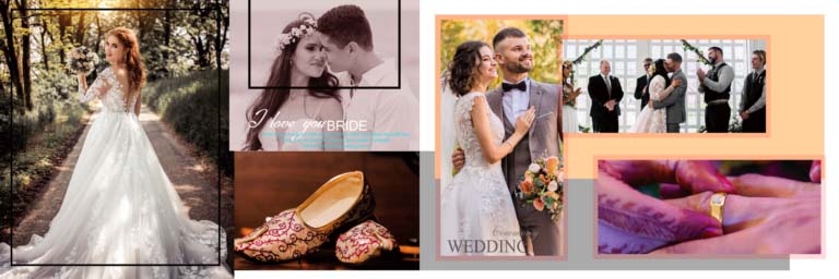 Wedding Album Design PSD