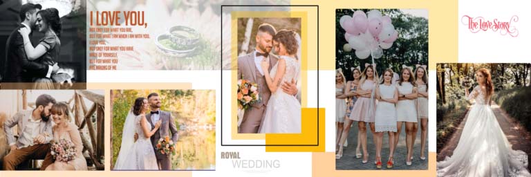 Wedding Album Design PSD