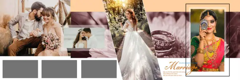 Wedding Album Design PSD