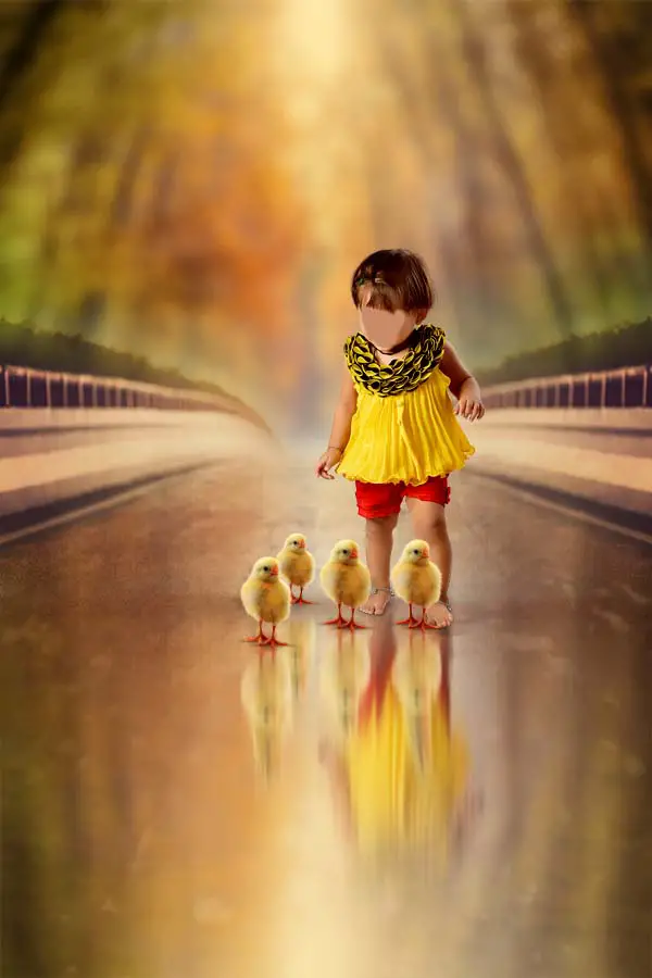 Baby Studio Background PSD 2024