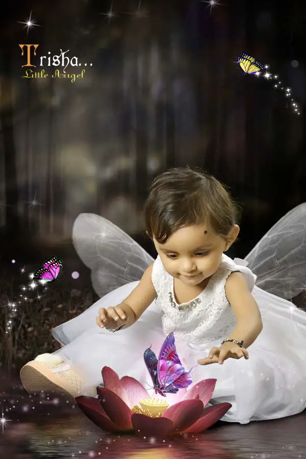 Baby Studio Background PSD 2024
