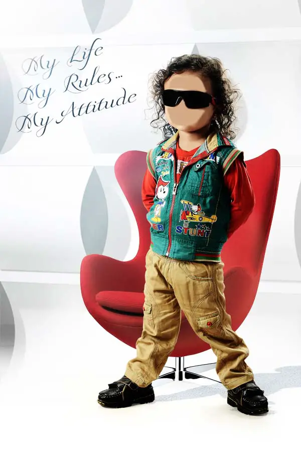 Baby Studio Background PSD 2024