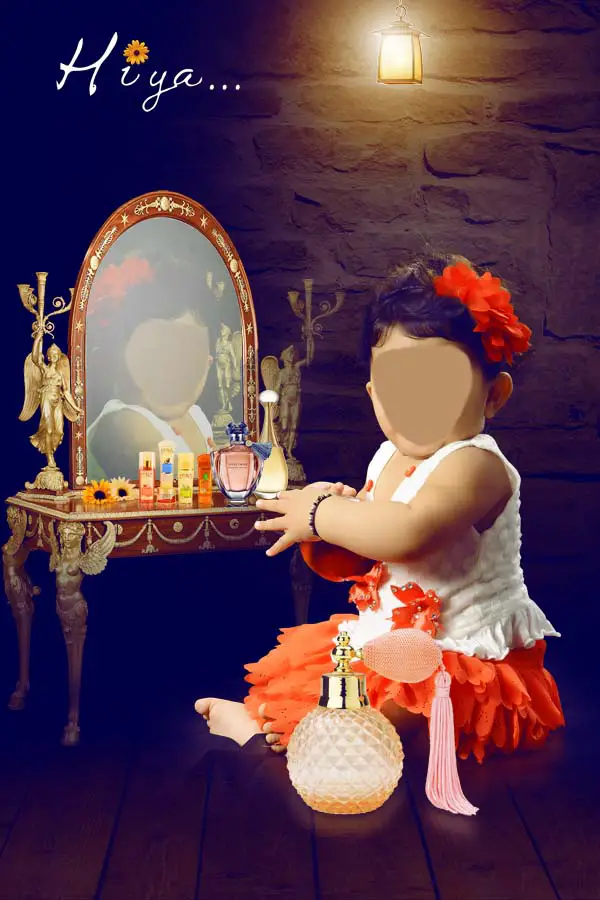 Baby Studio Background PSD 2024