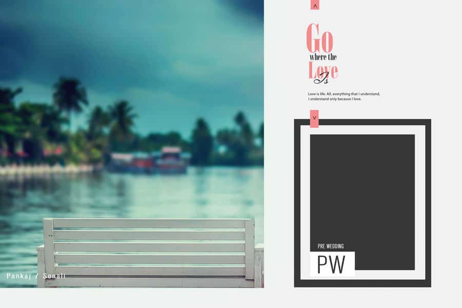 Pre-Wedding PSD Cover Page Designs