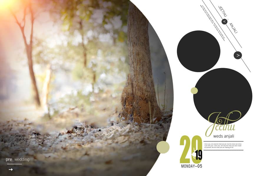 Pre-Wedding PSD Cover Page Designs