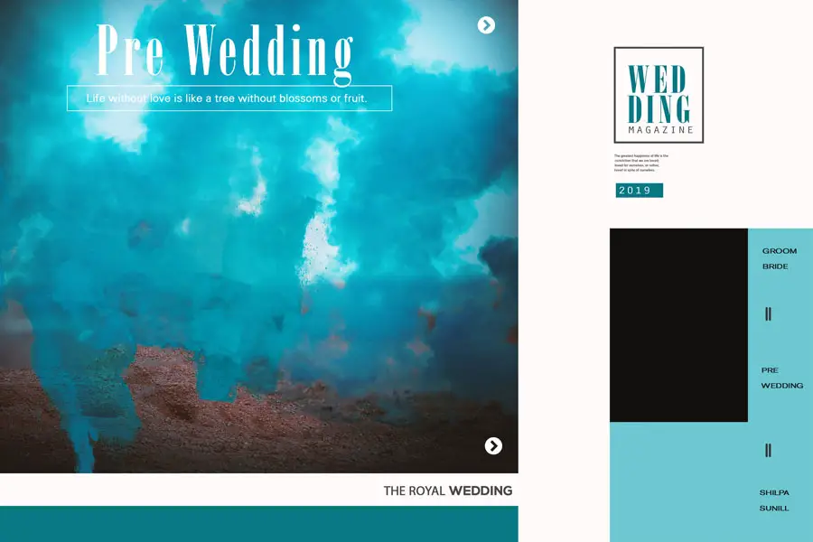 Pre-Wedding PSD Cover Page Designs