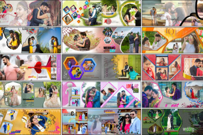 20 Free Pre-Wedding Couple Photo Album DM Designs 12x36