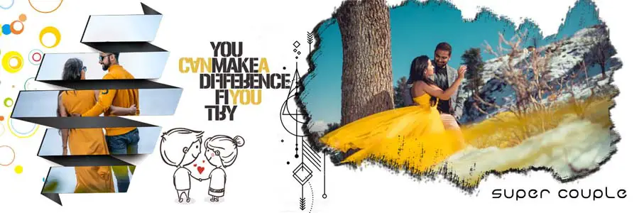 Creative 2021 Pre-Wedding Photo Album 12x36 PSD Designs