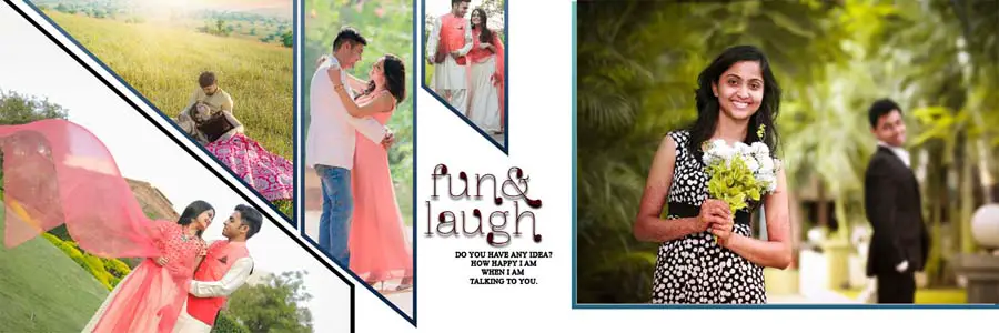 Creative 2021 Pre-Wedding Photo Album 12x36 PSD Designs