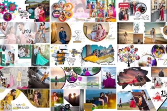 Creative 2021 Pre-Wedding Photo Album 12x36 PSD Designs