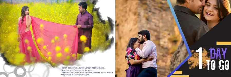 Creative 2021 Pre-Wedding Photo Album 12x36 PSD Designs
