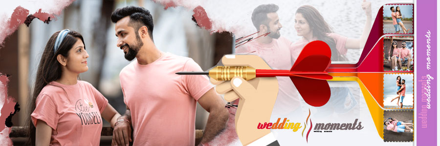 Free couple photo album DM design 12x36 PSD, template 17