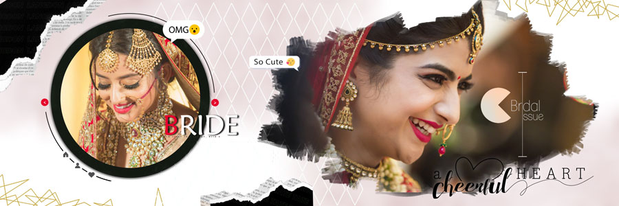 Free pre-wedding album PSD layout for couple photos, design 02