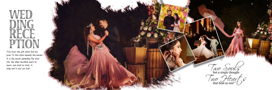 12x36 pre-wedding album Photoshop PSD template, design preview 2