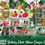 15 New 2023 Birthday Photo Album Designs PSD Collection