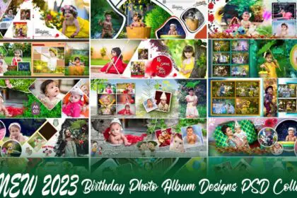 15 New 2023 Birthday Photo Album Designs PSD Collection