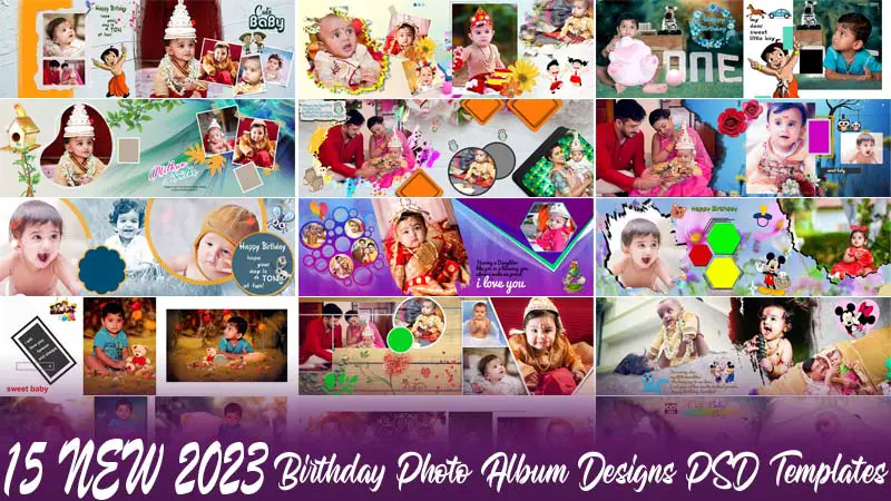 Birthday Photo Album Designs