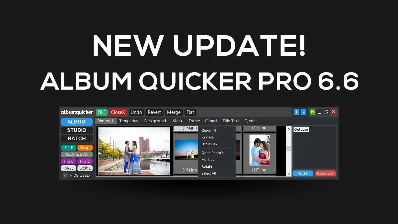 Album Quicker PRO V6.6 The Best Album Designing Software