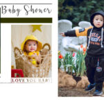 Newborn Baby Photo Album Design 12x36 PSD Template 06