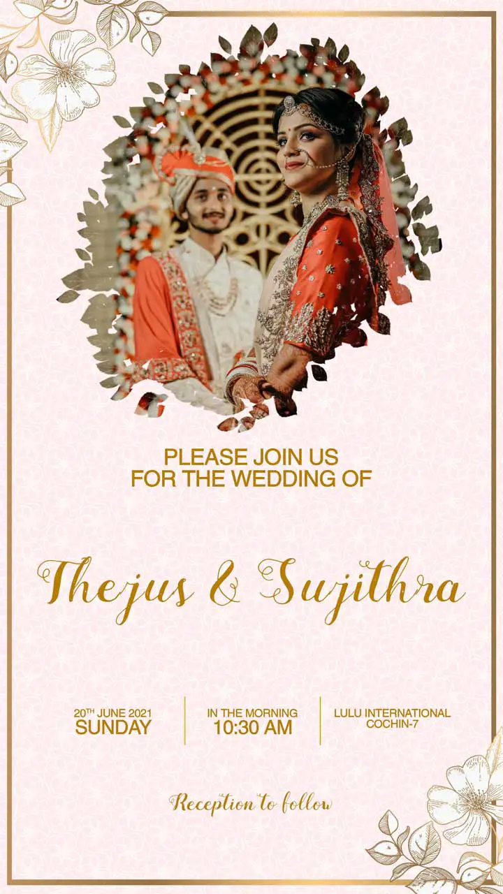 Wedding Invitation Cards For Whatsapp