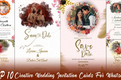 Top 10 Creative Wedding Invitation Cards For Whatsapp