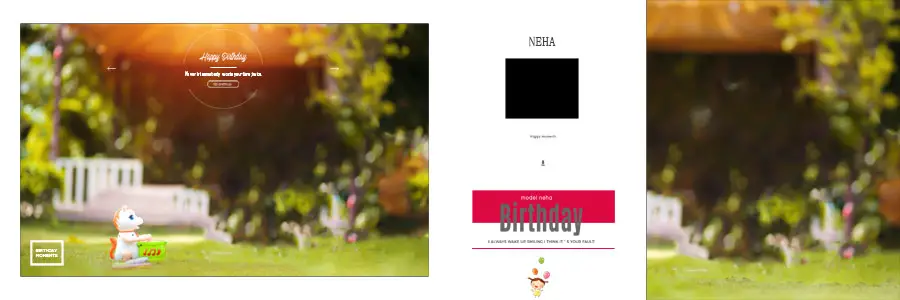 Birthday Photobook Magazine Design