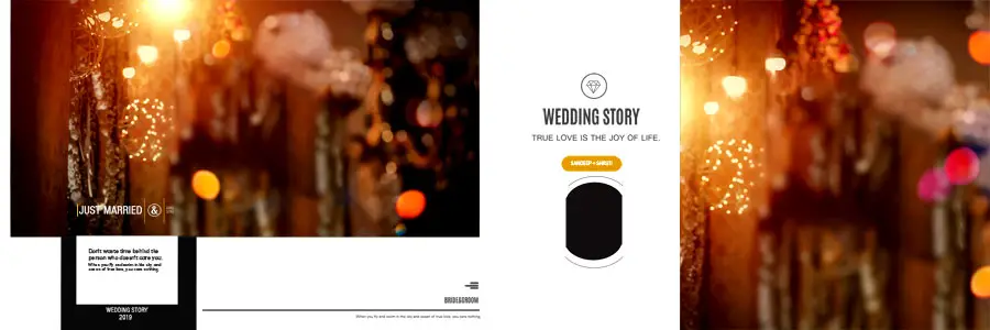 Wedding Photo Book Album Design