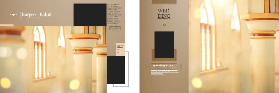 Wedding Photo Book Album Design