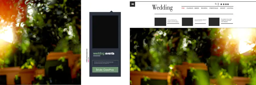 Wedding Photo Album Design PSD Pages