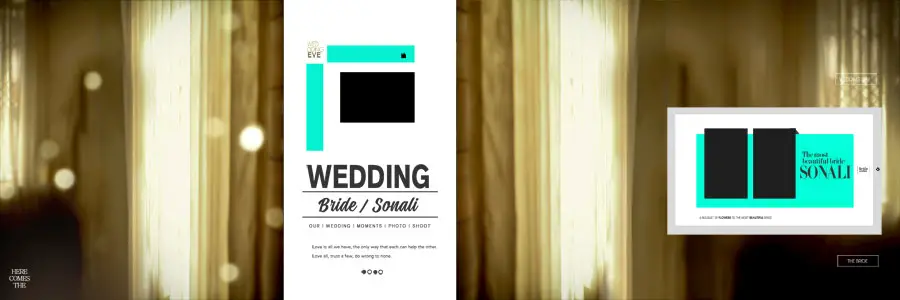 Wedding Photo Album Design PSD Pages