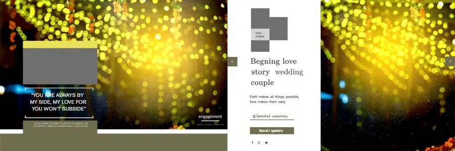 Wedding Story Photo Album Design