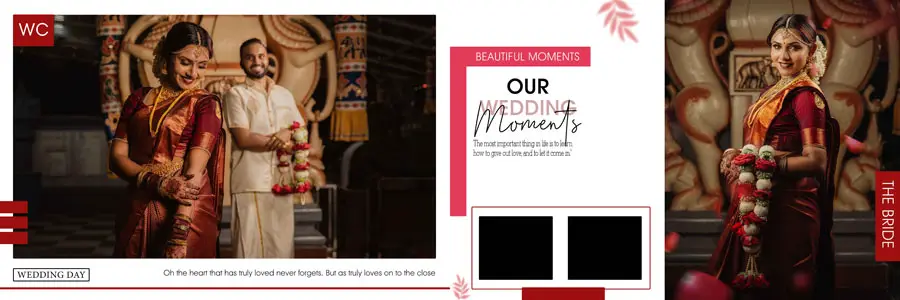 24 Wedding Album Design PSD