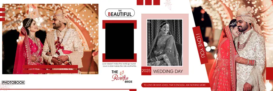 24 Wedding Album Design PSD