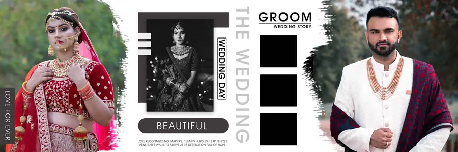 24 Wedding Album Design PSD