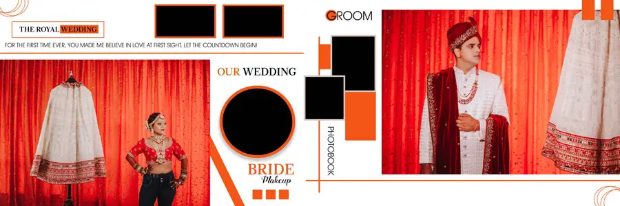 24 Wedding Album Design PSD