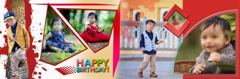 Canvera Birthday Album Design