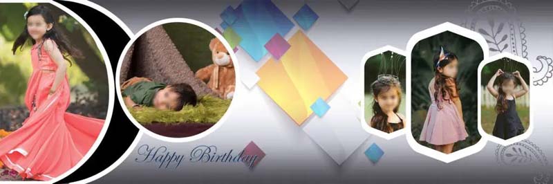 Canvera Birthday Album Design